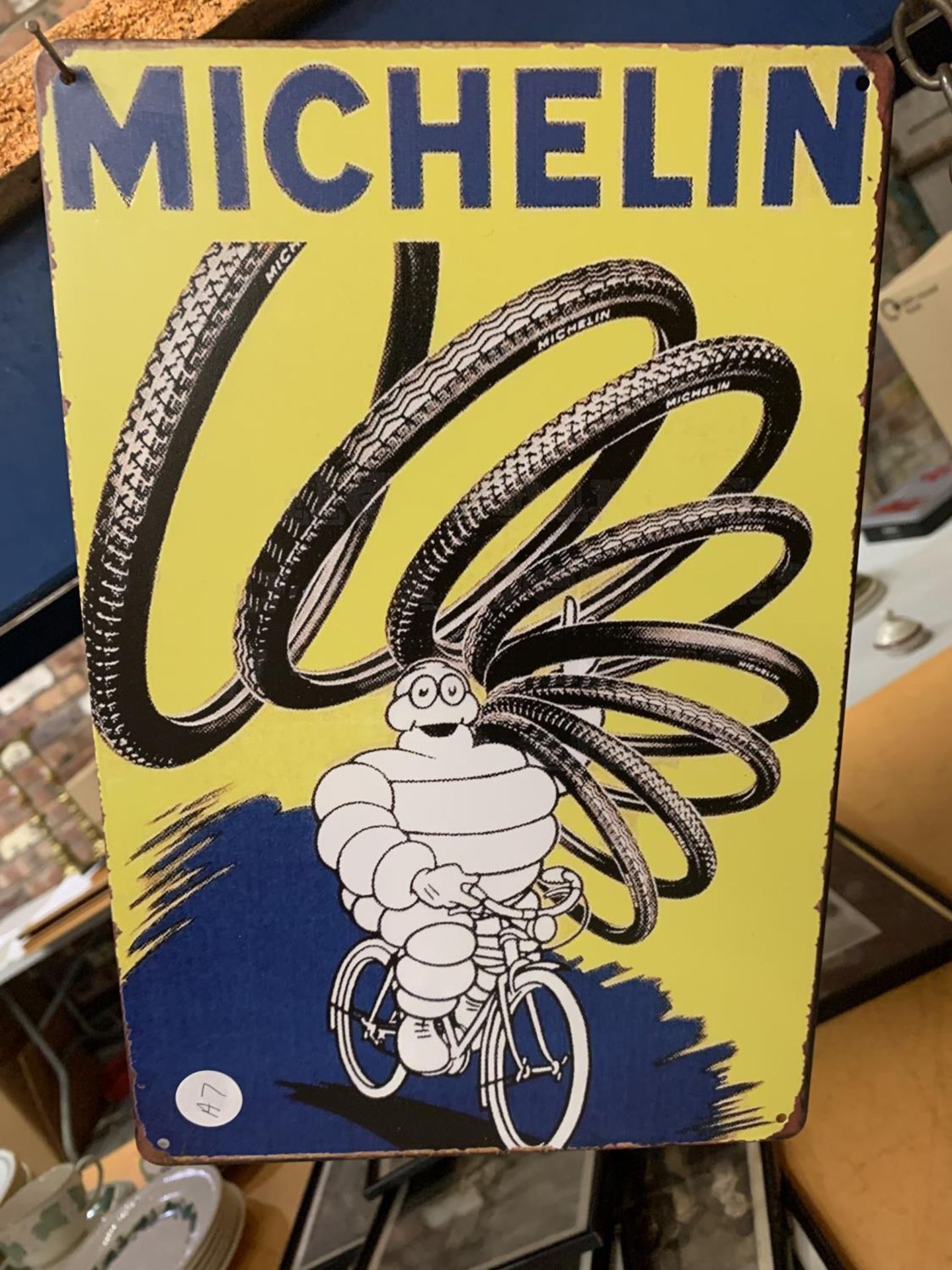 A 'MICHELIN' METAL SIGN H:30CM W:20CM - Image 2 of 2