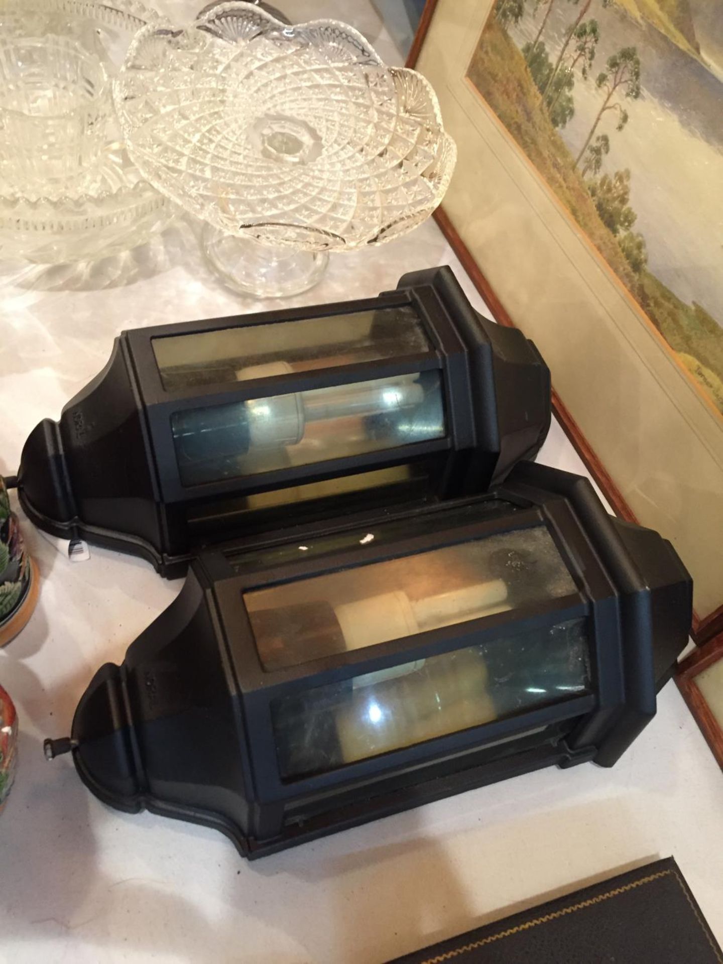 A PAIR OF NORAL MINI CAPRI OUTSIDE WALL LIGHTS - Image 2 of 4