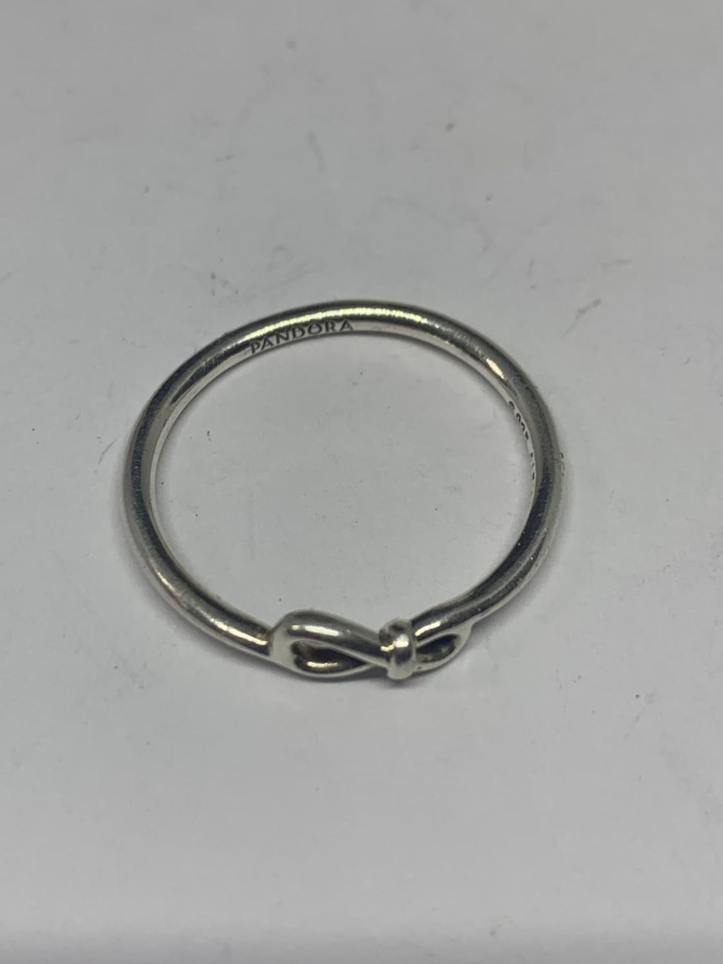 A BOXED PANDORA SILVER RING SIZE S - Image 3 of 6