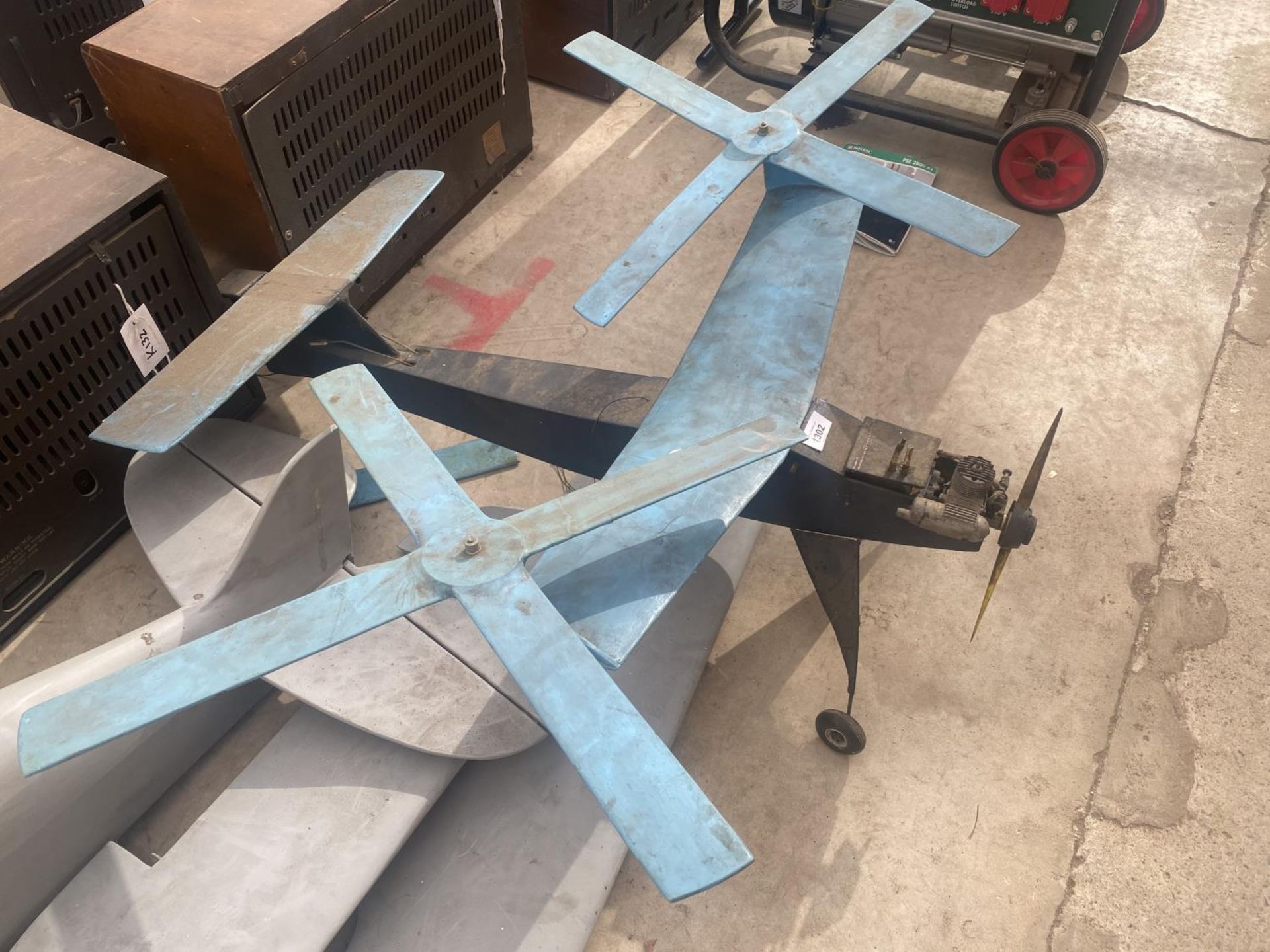 TWO MODEL AREOPLANES REQUIRING RESTORATION - Image 2 of 5