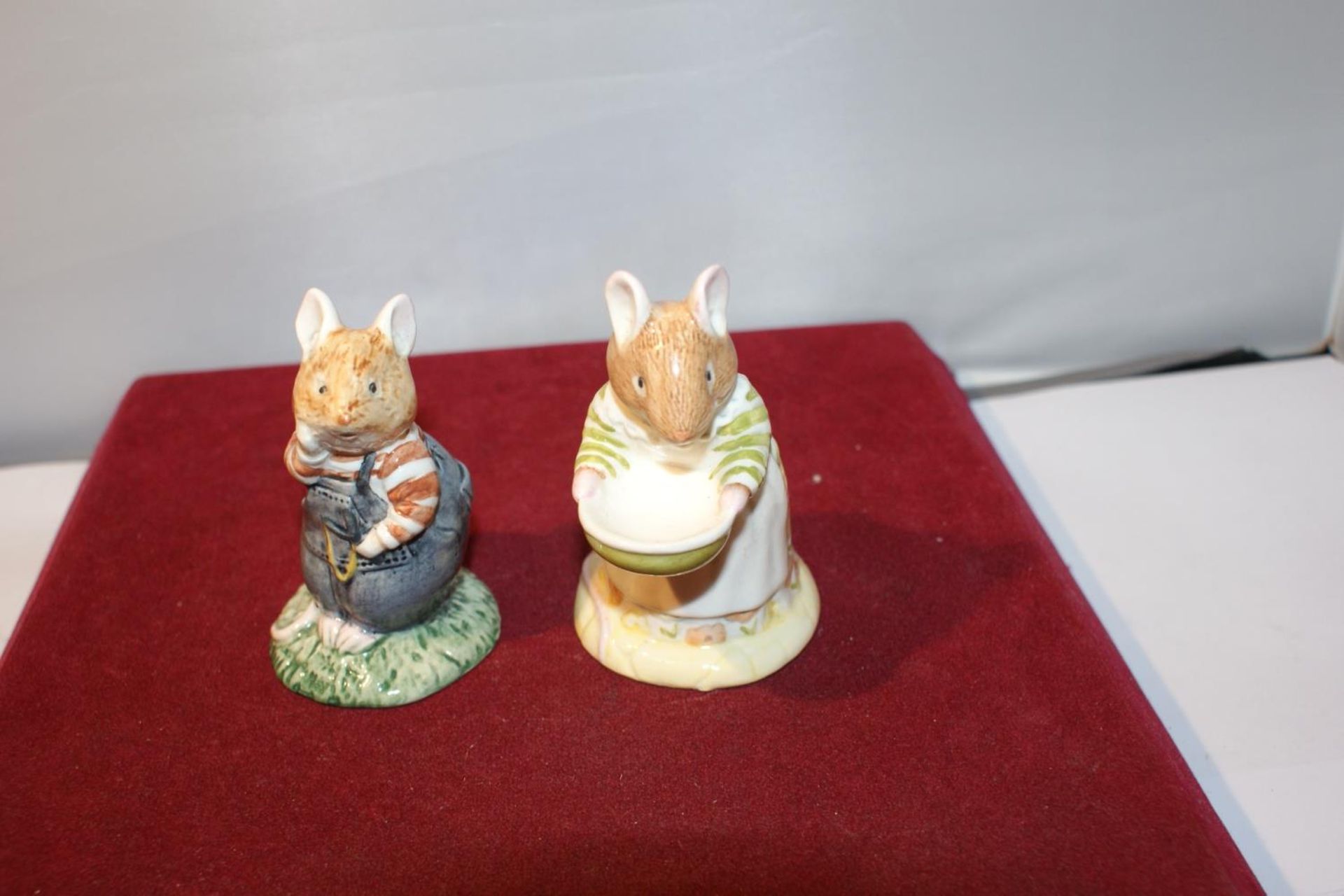 TWO ROYAL DOULTON FIGURINES MRS TOADFLAX AND WILFRED TOADFLAX