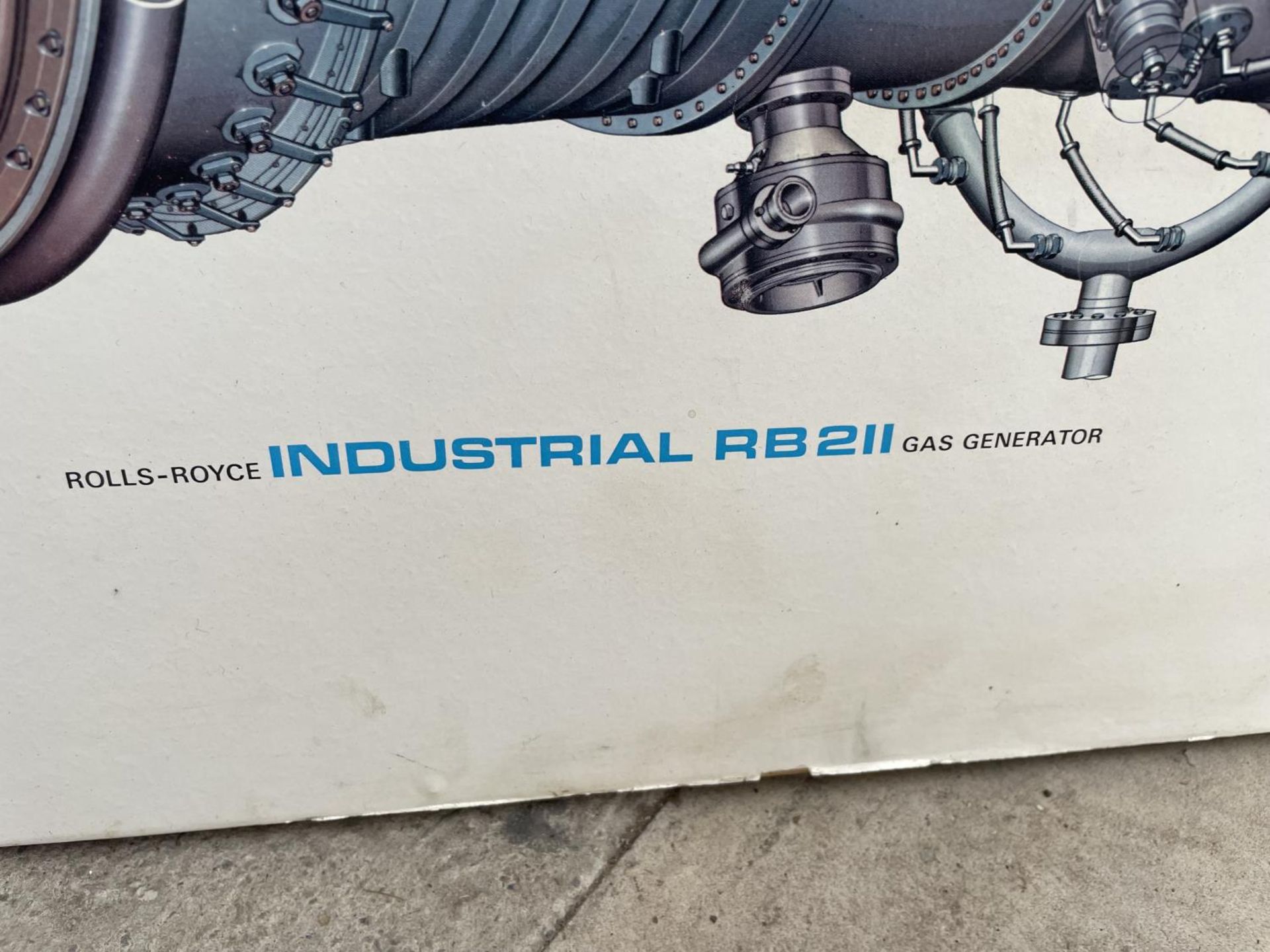 A PRINT OF A ROLLS ROYCE INDUSTRIAL RB211 GAS GENERATOR - Image 2 of 3