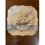 A ROYAL DOULTON FAMOUS SHIPS THE BOUNTY PLATE