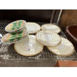 AN ASSORTMENT OF CERAMIC WARE TO INCLUDE MINTONS PLATES