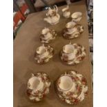 A ROYAL ALBERT 'OLD COUNTRY ROSES' TEA SET TO INCLUDE SIX TRIOS