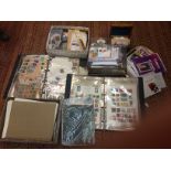 LARGE ESTATE LOT AS RECEIVED NOTED RUSSIA , LITHUANIA , VATICAN , MINT STAMPS PLUS COVERS , PLUS
