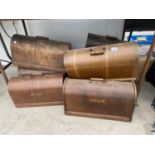 A LARGE QUANTITY OF SINGER SEWING MACHINE CASES
