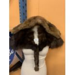A FUR STOLE AND A FURTHER FUR ITEM