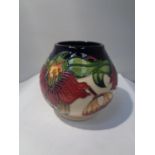 A MOORCROFT ANNA LILY VASE 4 INCHES TALL