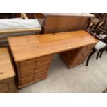 A MODERN PINE DRESSING TABLE