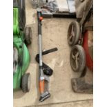 A TERRATEK BATTERY HEDGE TRIMMER BELIEVED IN WORKING ORDER BUT NO WARRANTY