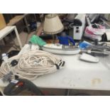 AN ASSORTMENT OF ITEMS TO INCLUDE A VAX FLOOR STEAM MOP, AND A HAND STEAM CLEANER