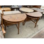 TWO PINE DROP LEAF TABLES