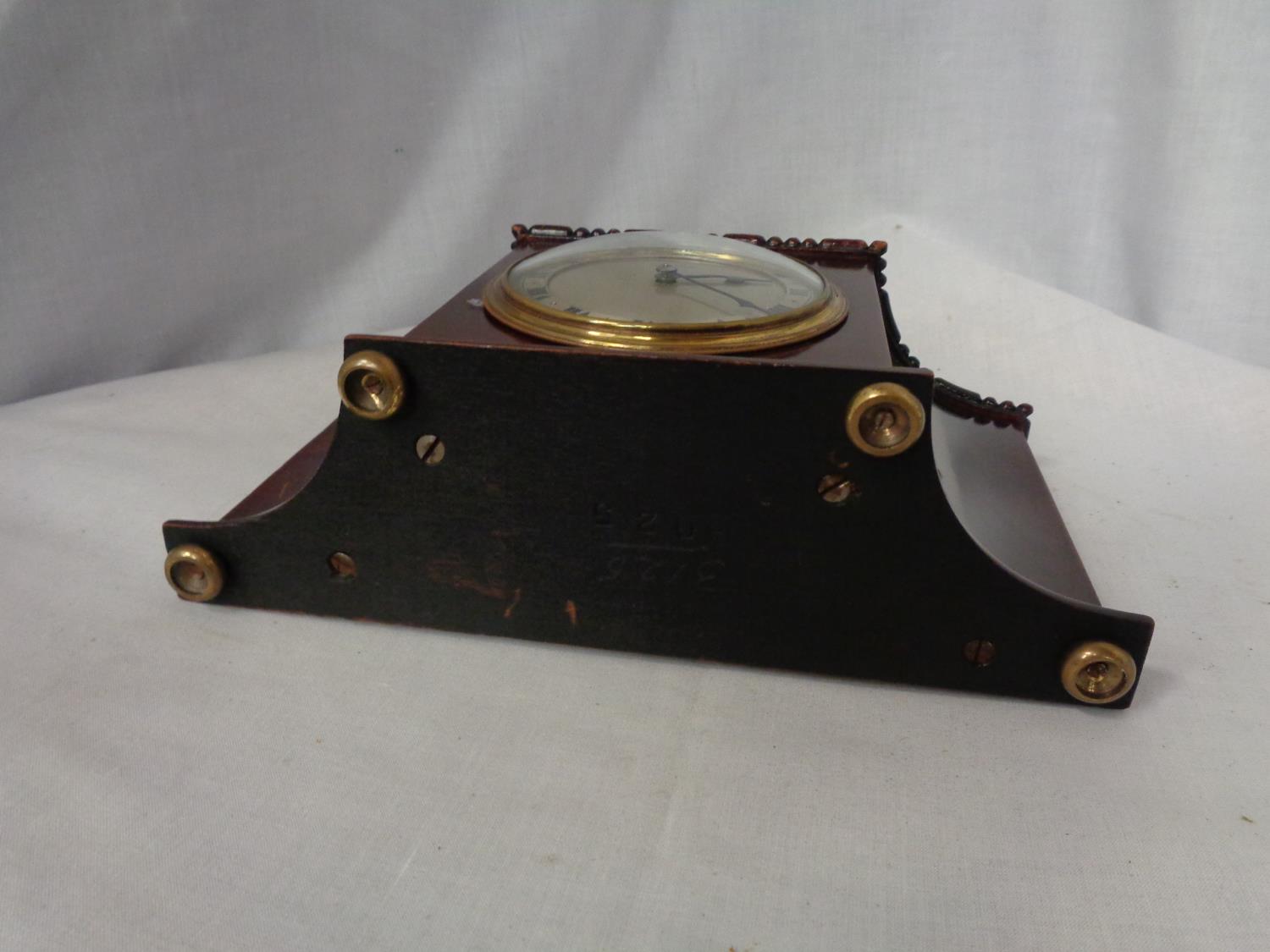 A RUSSELLS LTD MANCHESTER MANTLE CLOCK - Image 4 of 4