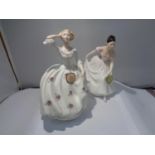 TWO ROYAL DOULTON FIGURINES MAUREEN AND DANIELLE