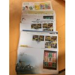 GREAT BRITAIN , A SELECTION OF 110 FDC?S , ALL NEATLY TYPED . INCLUDES 3 X 2017 , 41 X 2016 PLUS THE