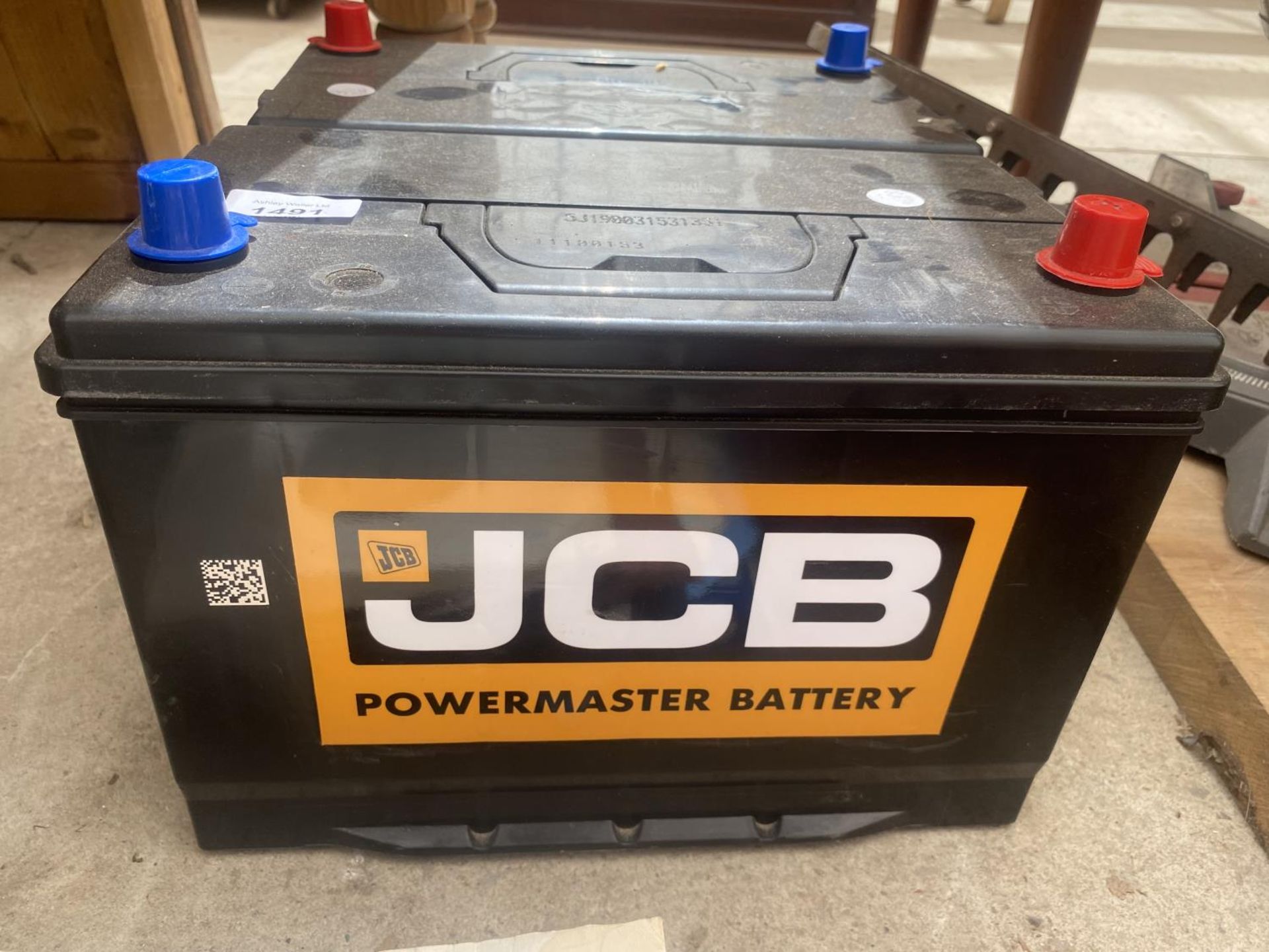 A PAIR OF JCB POWERMASTER CAR BATTERIES - Image 2 of 3