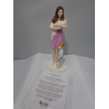A BOXED LIMITED EDITION ROYAL DOULTON FIGURINE PRINCESS CHARLOTTE