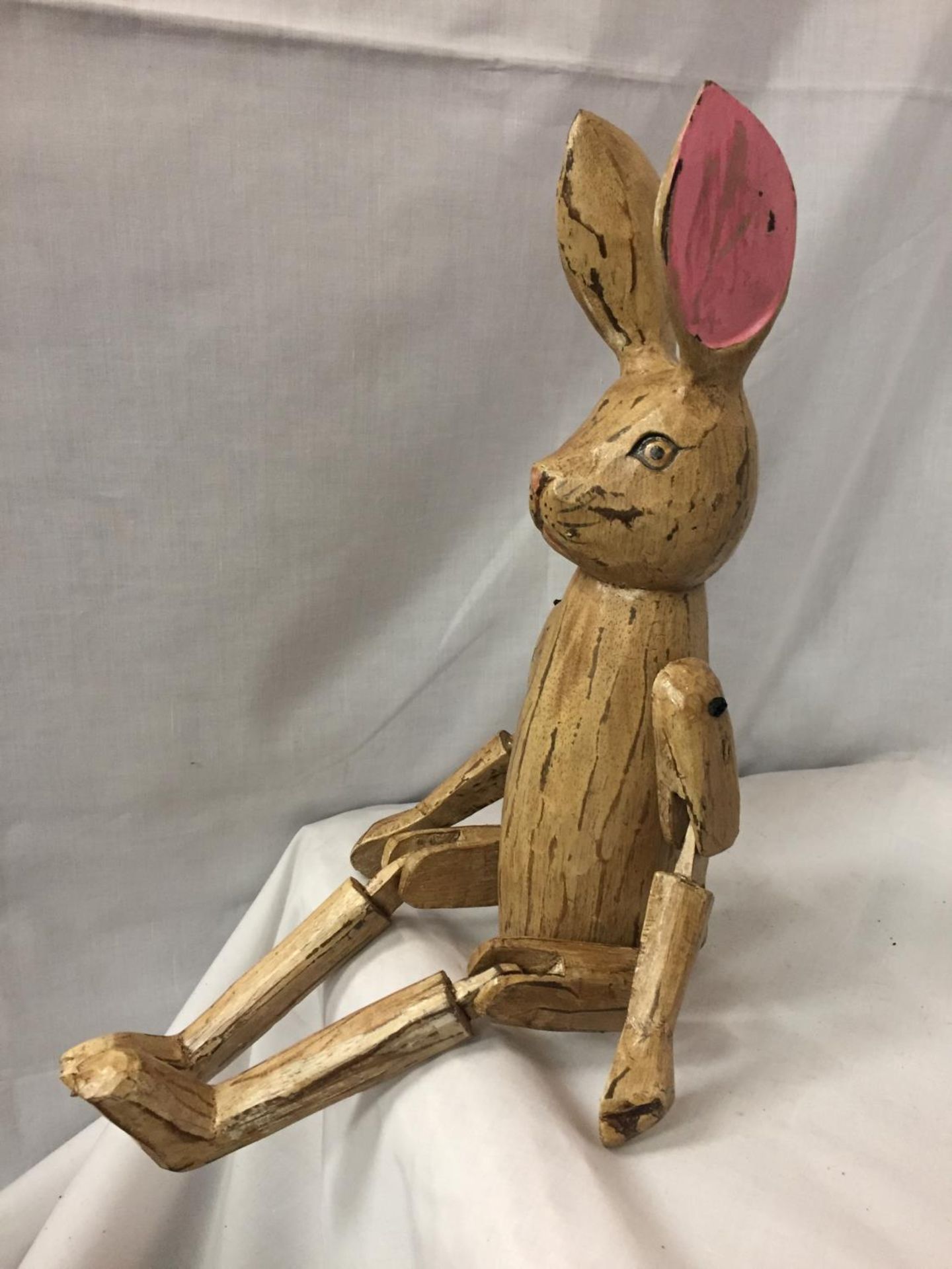 A WOODEN SHELF PUPPET RABBIT - Image 3 of 3