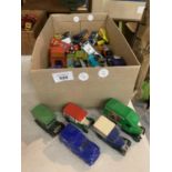 A MIXED SELECTION OF VINTAGE TOY CARS