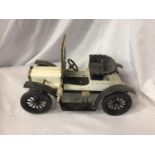 A VINTAGE TOY MOTOR VEHICLE