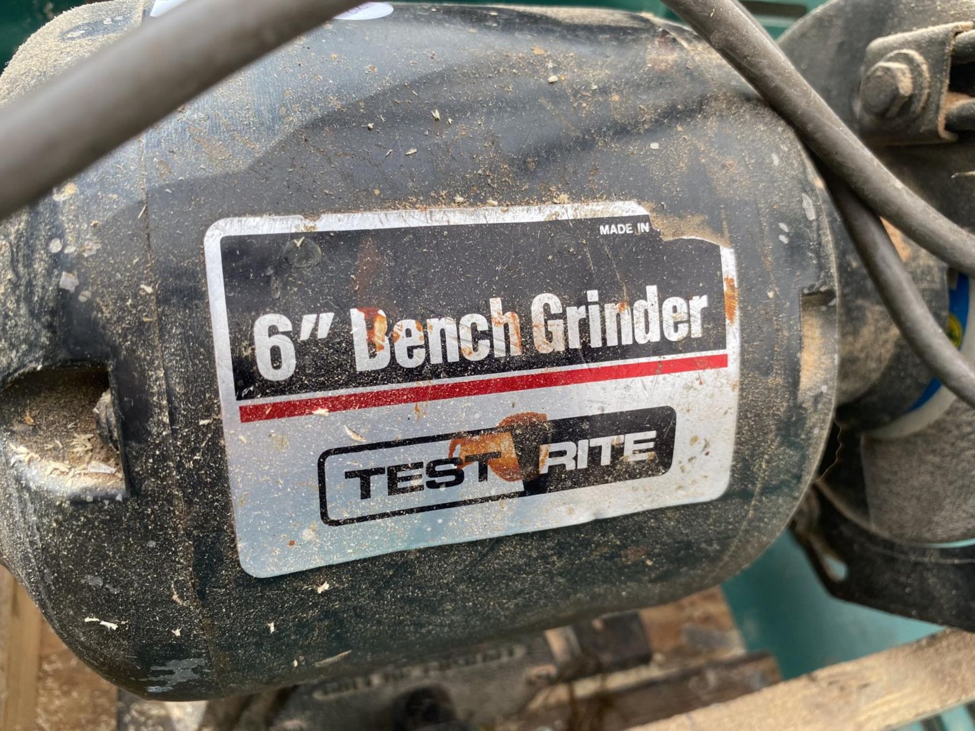 A TEST RITE 6" BENCH GRINDER - Image 2 of 4