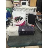 AN ASSORTMENT OF ITEMS TO INCLUDE A HEATER, FAIRY LIGHTS AND A TABLET CASE ETC