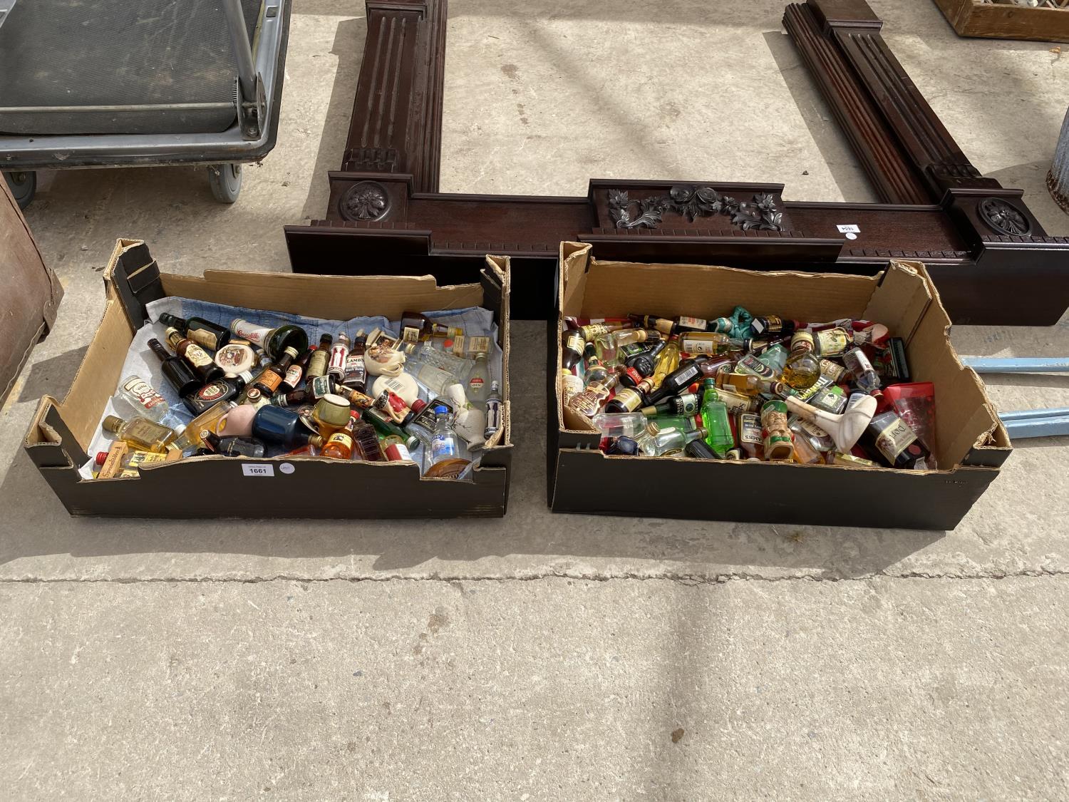 TWO BOXES OF MINIATURES