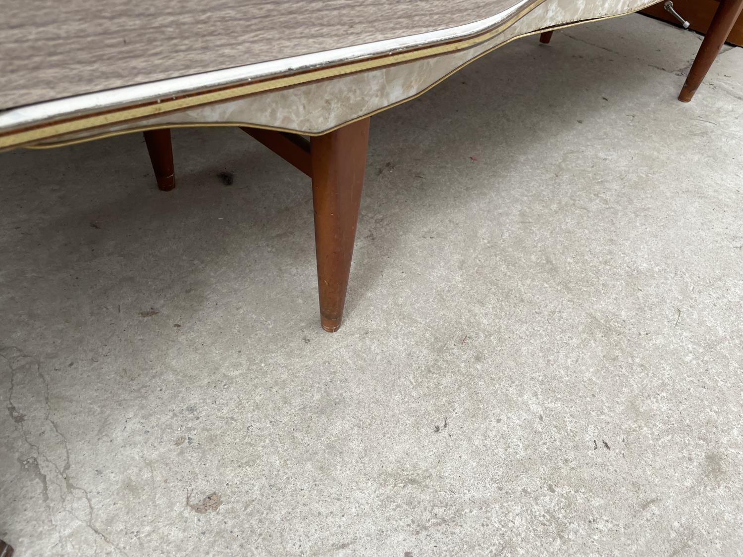 A MID 20TH CENTURY CREAMY WANUT EFFECT SIDEBOARD, 60" WIDE - Image 5 of 5