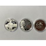 THREE £5 SILVER PROOF COINS, FROM UK, GUERNSEY AND JERSEY, EACH IS BOXED CERTIFICATE OF AUTHENTICITY