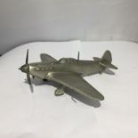 A DANBURY MINT PEWTER 1942 WW2 MODEL AEROPLANE 'YAKOVLEV YAK-9'