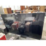AN LG 47" FLAT SCREEN TELEVISION WITH REMOTE CONTROL