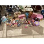 A LARGE ASSORTMENT OF CHILDRENS TOYS