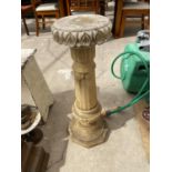 A MARBLE EFFECT JARDINAIRE STAND