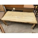 A SHABBY CHIC COFFEE TABLE, 49X23"