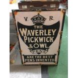 A 'WAVERLEY PICKWICK AND OWL PENS' WALL ART