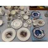 A COLLECTION OF CERAMICS TO INCLUDE WEDGEWOOD, COALPORT ETC