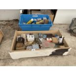 A LARGE QUANTITY OF SCREWS, NAILS AND PICTURE HOOKS ETC