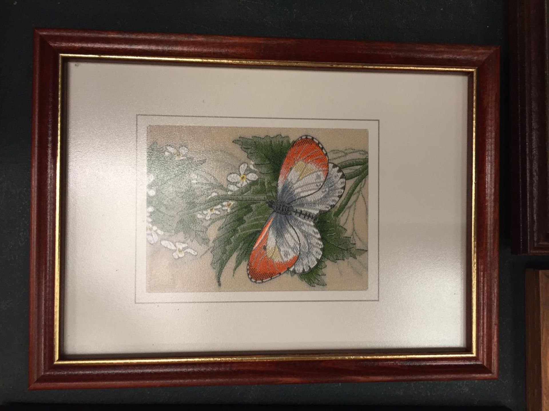 FOUR FRAMED SILK PRINTS - Image 2 of 4