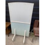 A PAINTED FREE STANDING SCREEN, 61X36"