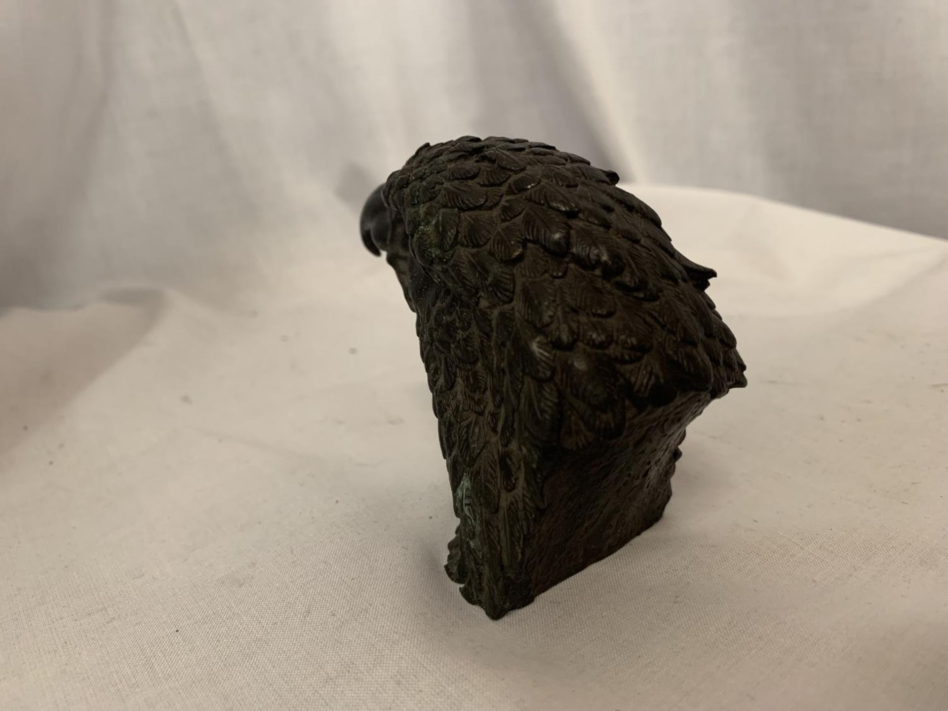 A BRONZE EAGLE HEAD H:8CM - Image 3 of 3