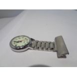 A TIMECO NURSES FOB WATCH IN WORKING ORDER BUT NO WARRANTY
