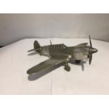 A BOXED PEWTER MODEL 1938 AMERICAN FIGHTER AEROPLANE 'CURTISS P-40 WARHAWK'