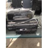 AN ASSORTMENT OF RADIOS TO INCLUDE BENKSON STR 33, A PROLINE AND A SHARP