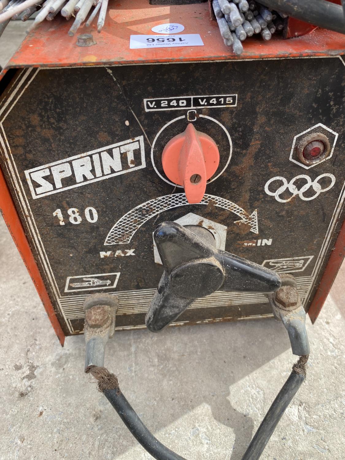 A SPRINT 180 ARC WELDER - Image 2 of 2