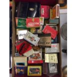 A LARGE ASSORTMENT OF MATCH BOXES