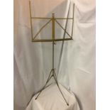 A METAL SHEET MUSIC STAND