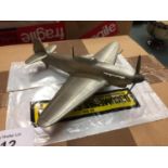 A DANBURY MINT PEWTER 1942 WW2 MODEL AEROPLANE 'YAKOVLEV YAK-9'