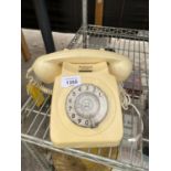 A VINTAGE CREAM TELEPHONE