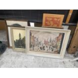 AN ASSORTMENT OF VARIOUS FRAMED PRINTS AND PICTURES